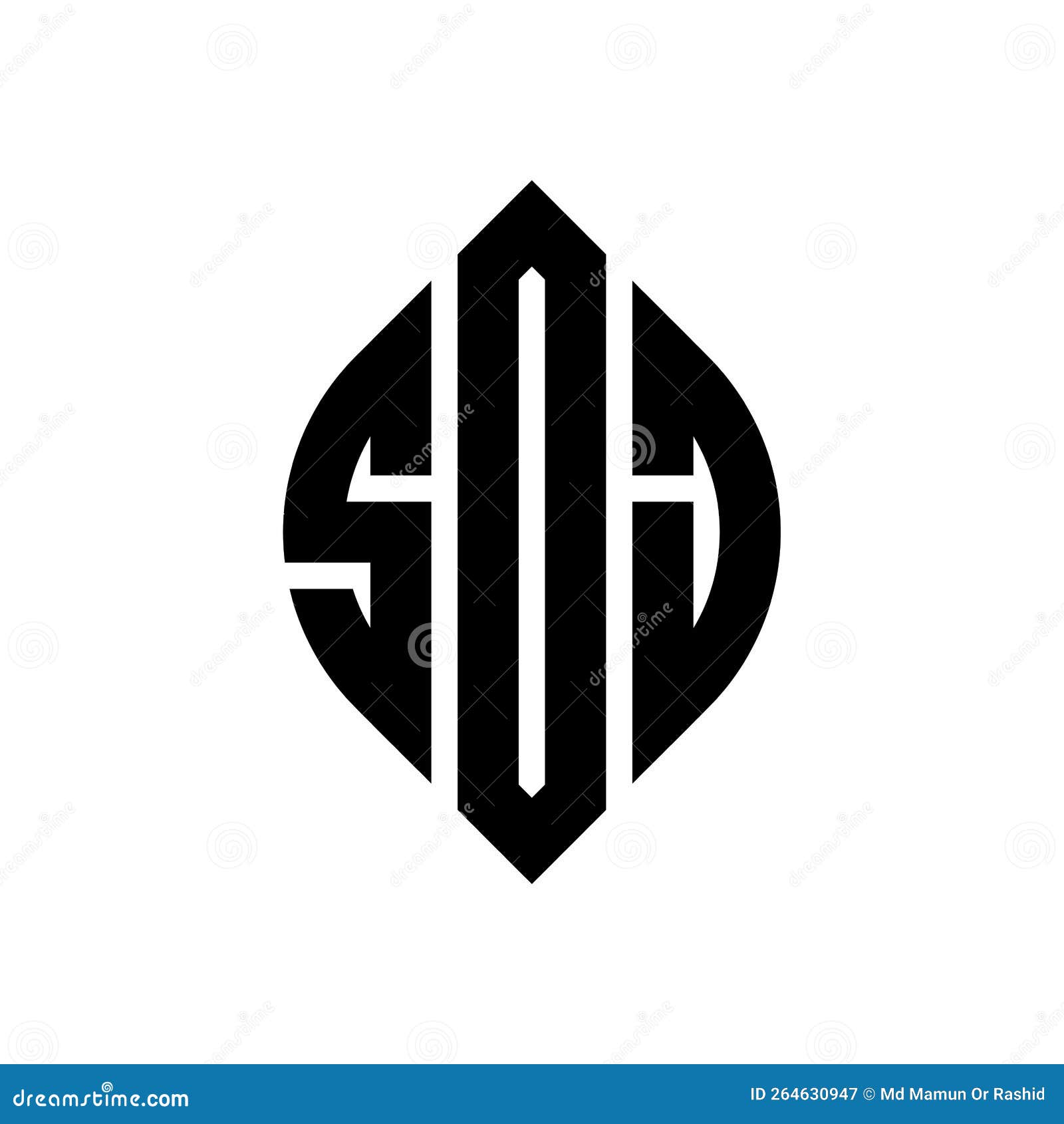 soj circle letter logo  with circle and ellipse . soj ellipse letters with typographic style. the three initials form a