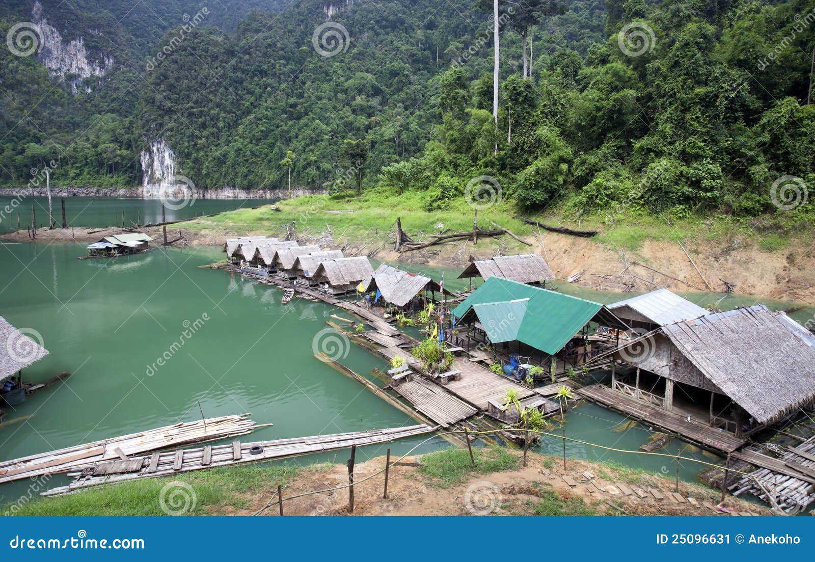 Sok för khaonaturpark. Suratthani thailand för sok för park för khaolakeberg