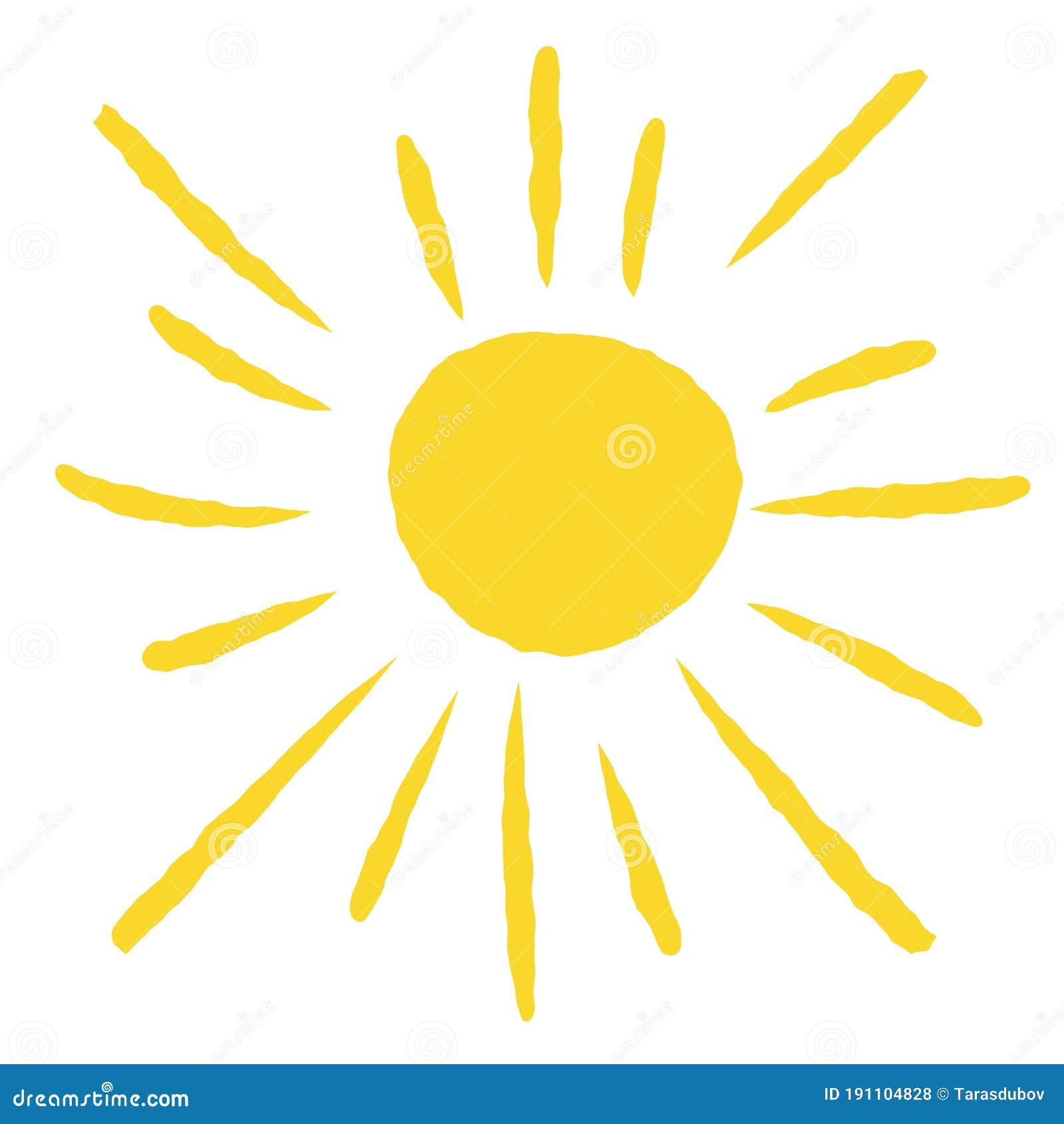 Sol De Mano. Elemento De Verano Y Naturaleza. Objeto Cálido Amarillo. Calor  Y Calor. Ilustración De Dibujos Animados. Dibujo De Ni Ilustración del  Vector - Ilustración de extracto, cubo: 191104828