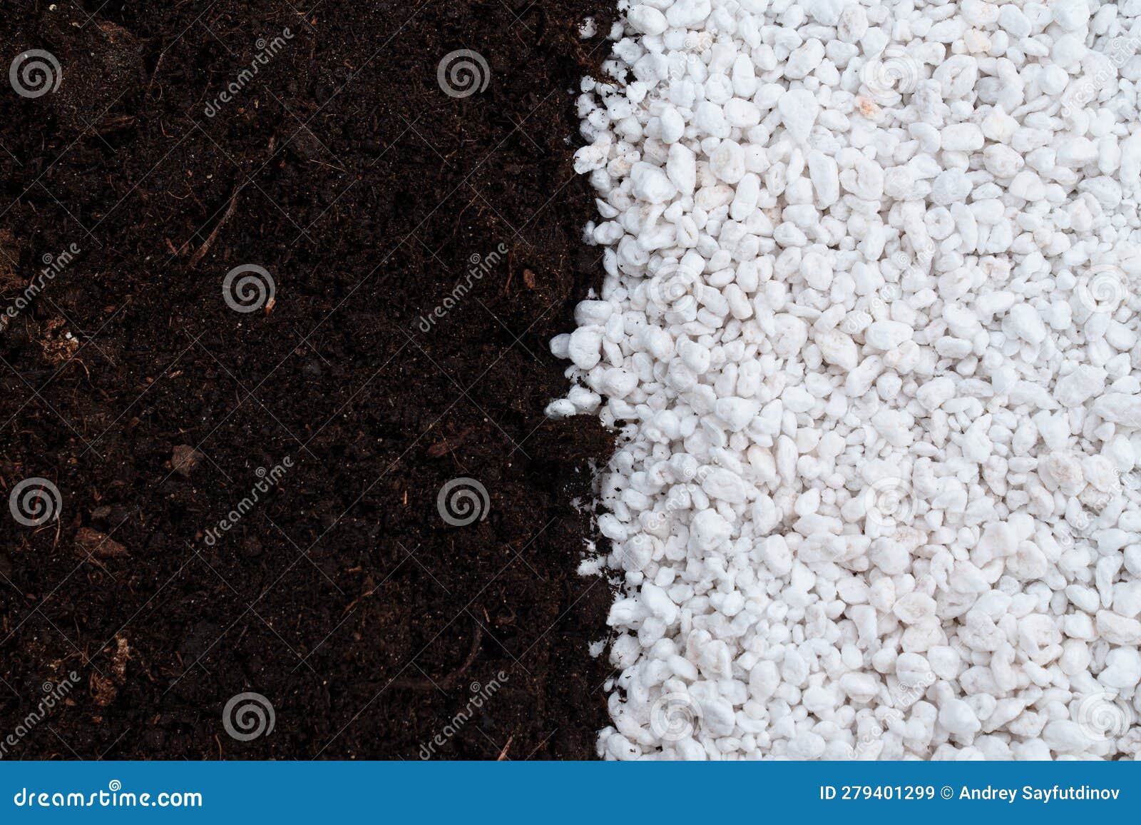 Sol Et Perlite Pour Plantes. Matériau Neutre D'origine Volcanique Image  stock - Image du neutre, nature: 279401299