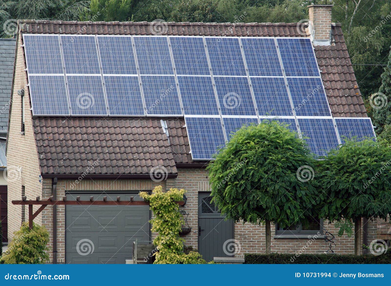 Solar alternative energy stock photo. Image of front 10731994