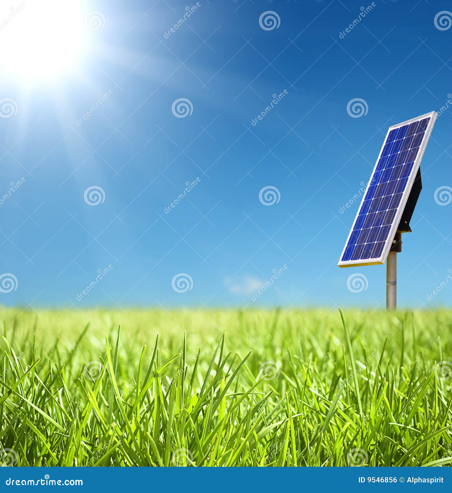 solar cell and sunray