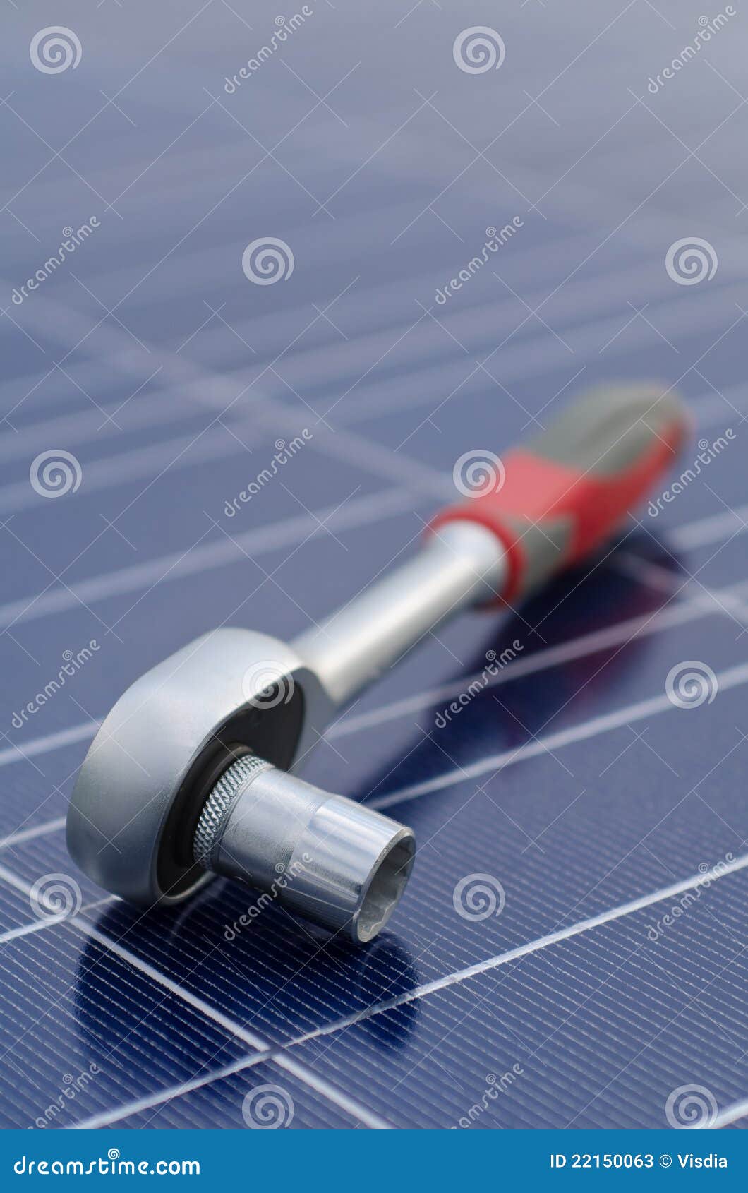 solar cells and ratchet wrench