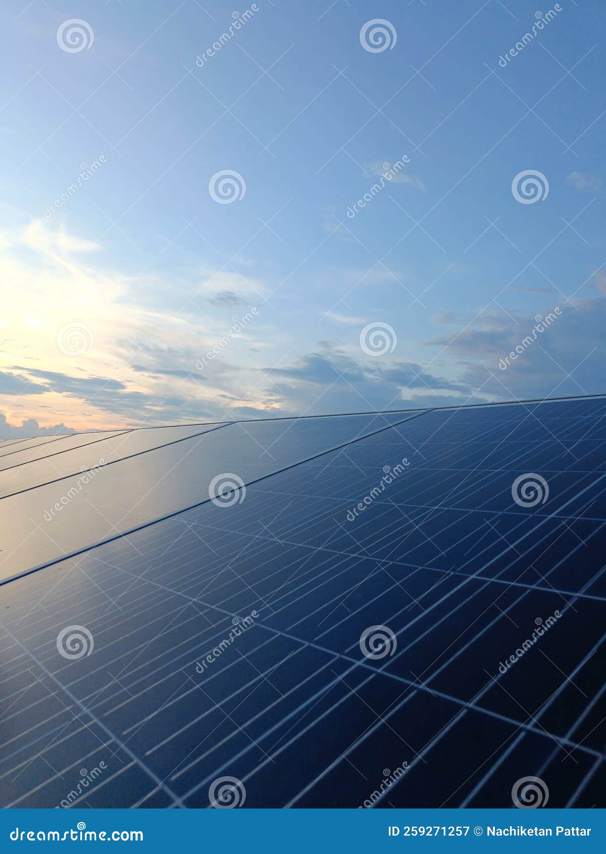 Solar Energy System, Solar Panels To Save Energy Stock Image Image of