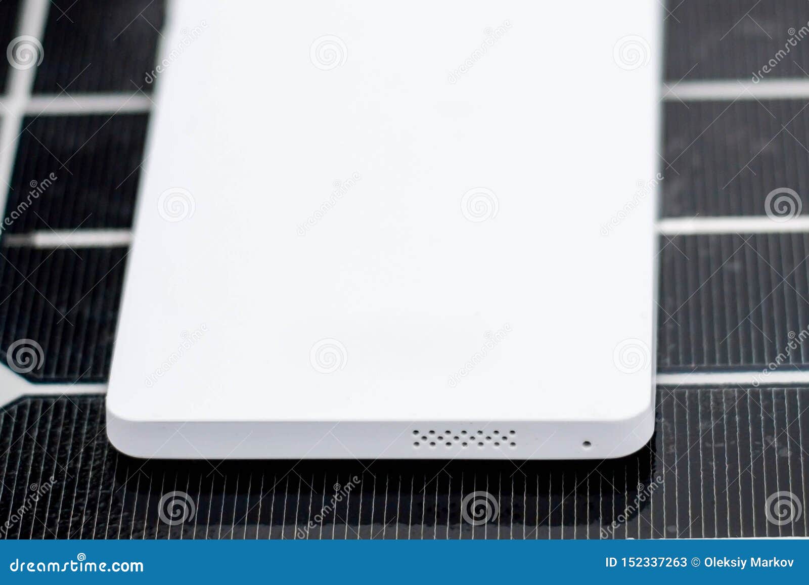 Solar Mobile Phone Chargers with Mobile Close-up Stock Image - Image of ...