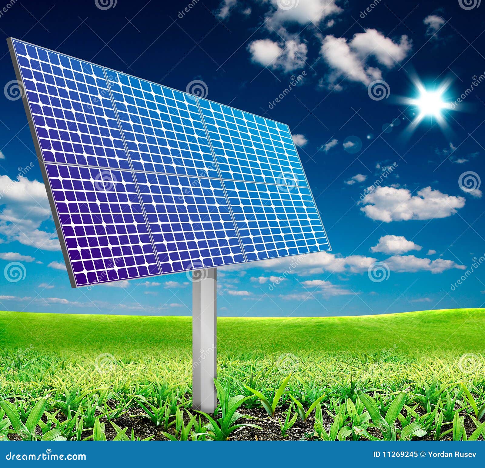 Solar Panel. Alternative Power and Energy Stock Image Image of