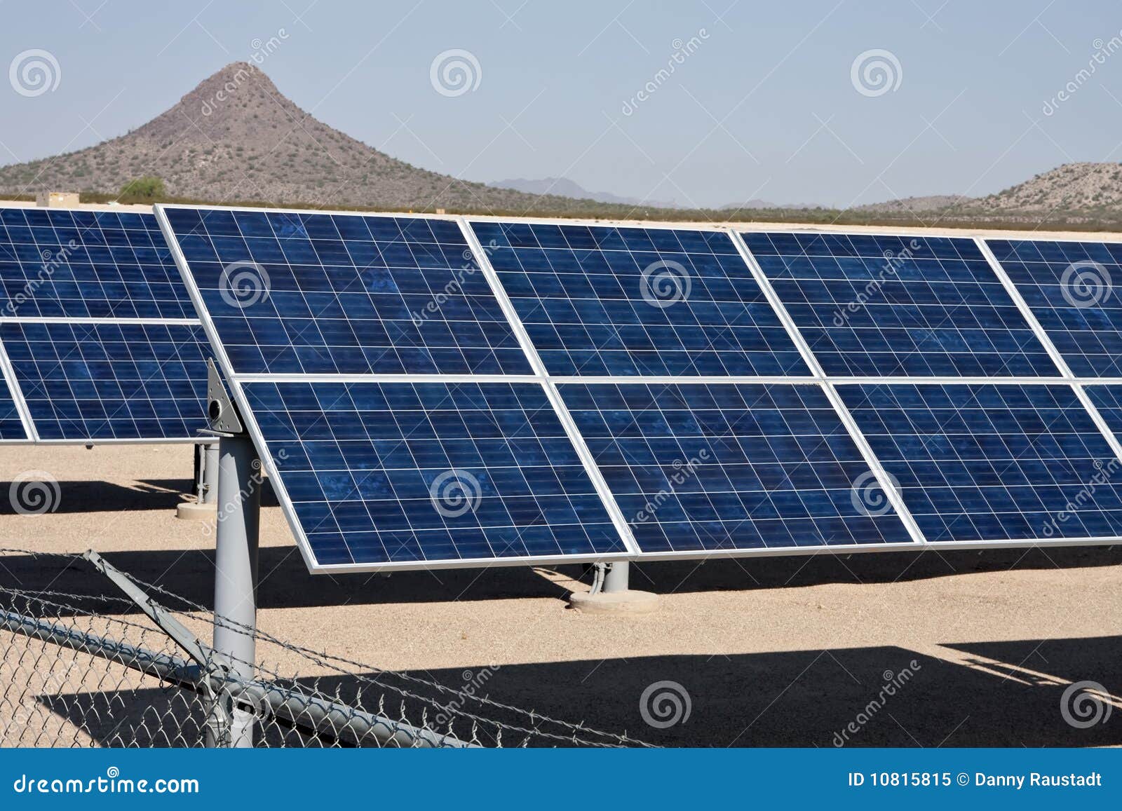 solar panel energy collector farm