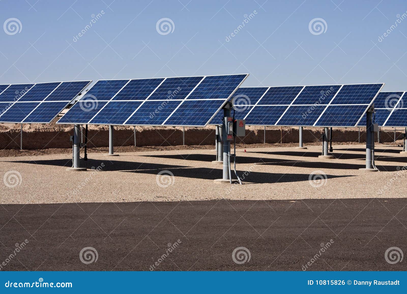 solar panel energy collector farm
