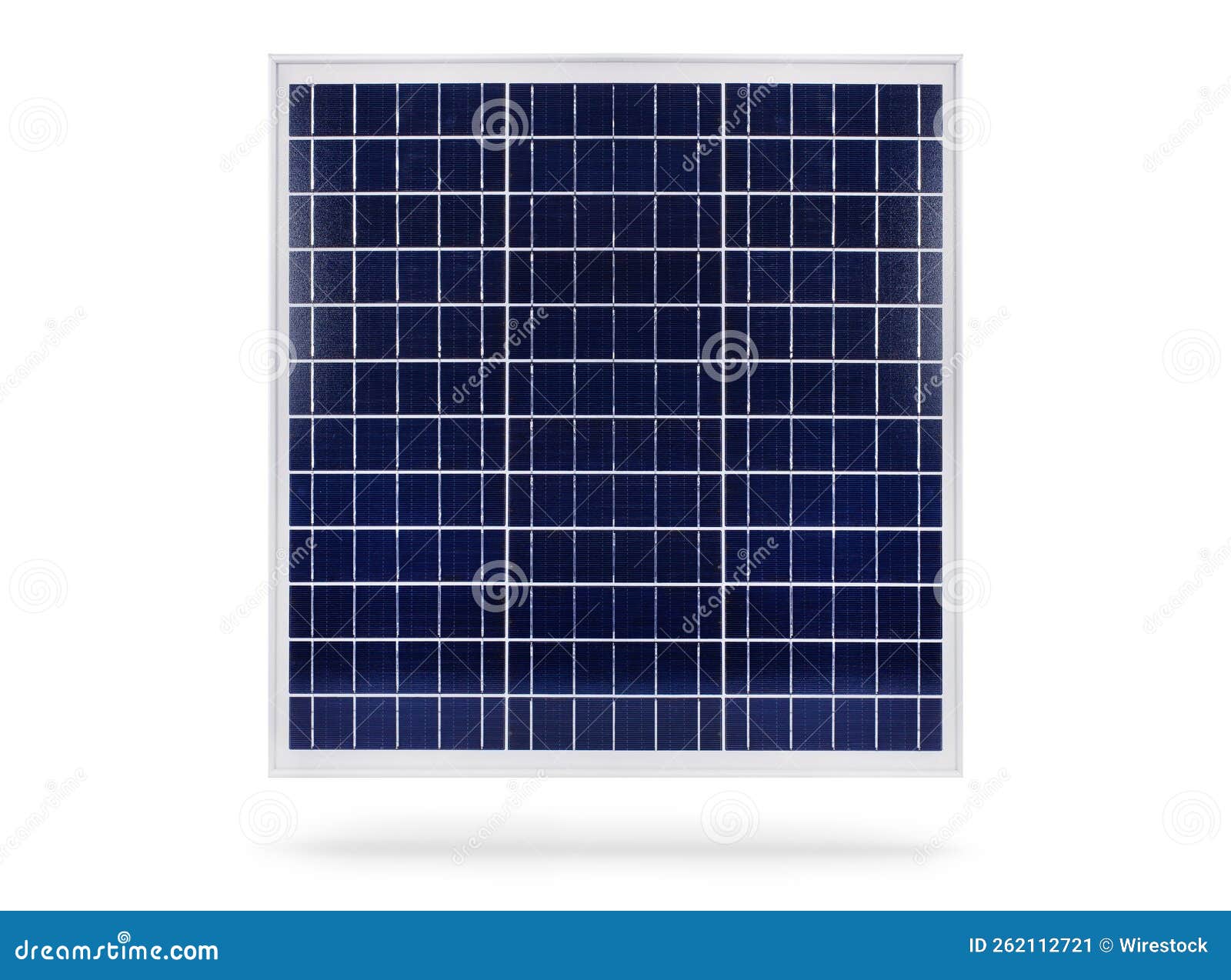 solar battery  on a white background -  quad.