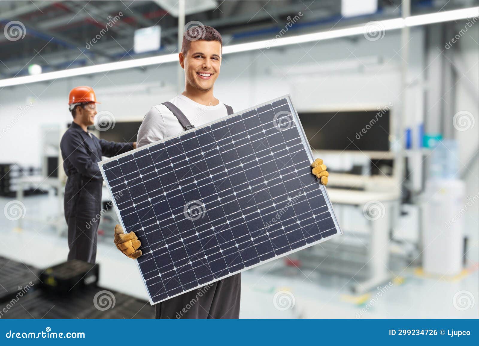 Solar Panel Manufacturing Technology Stock Photo Image of power
