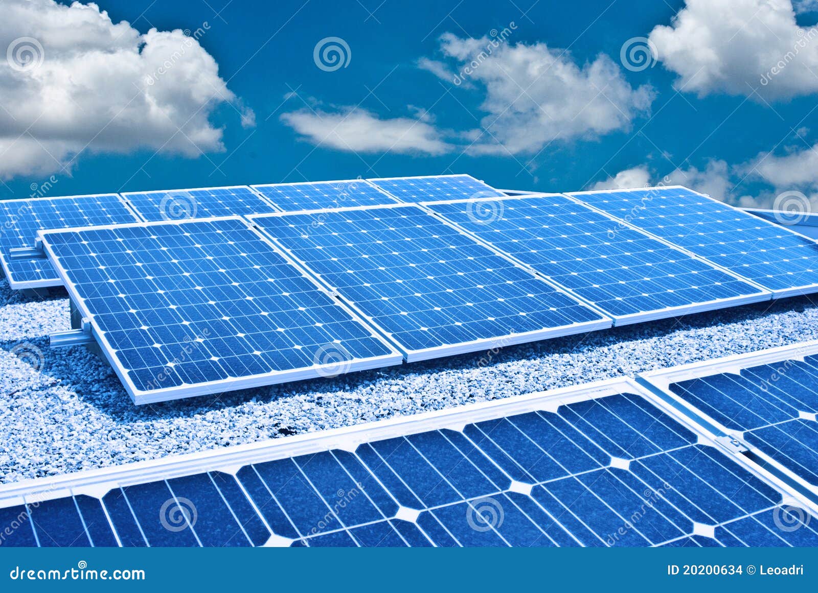 solar panel and photovoltaic. the future's energy