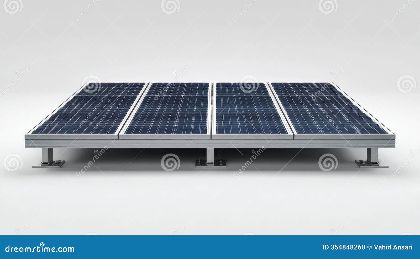 solar panel on white background , solar energy on white background