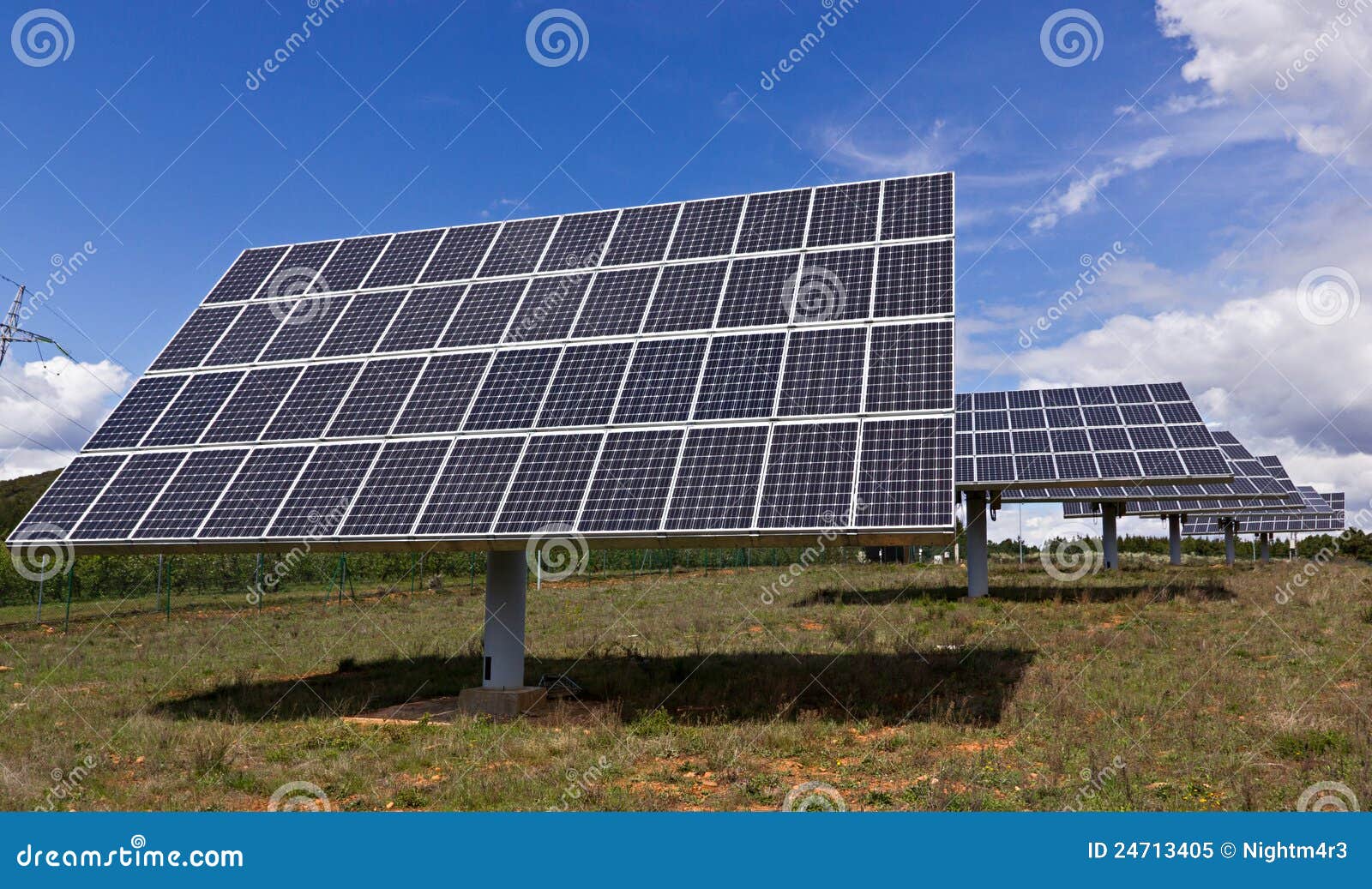 Solar plates stock image. Image of supply, polution, spain 24713405