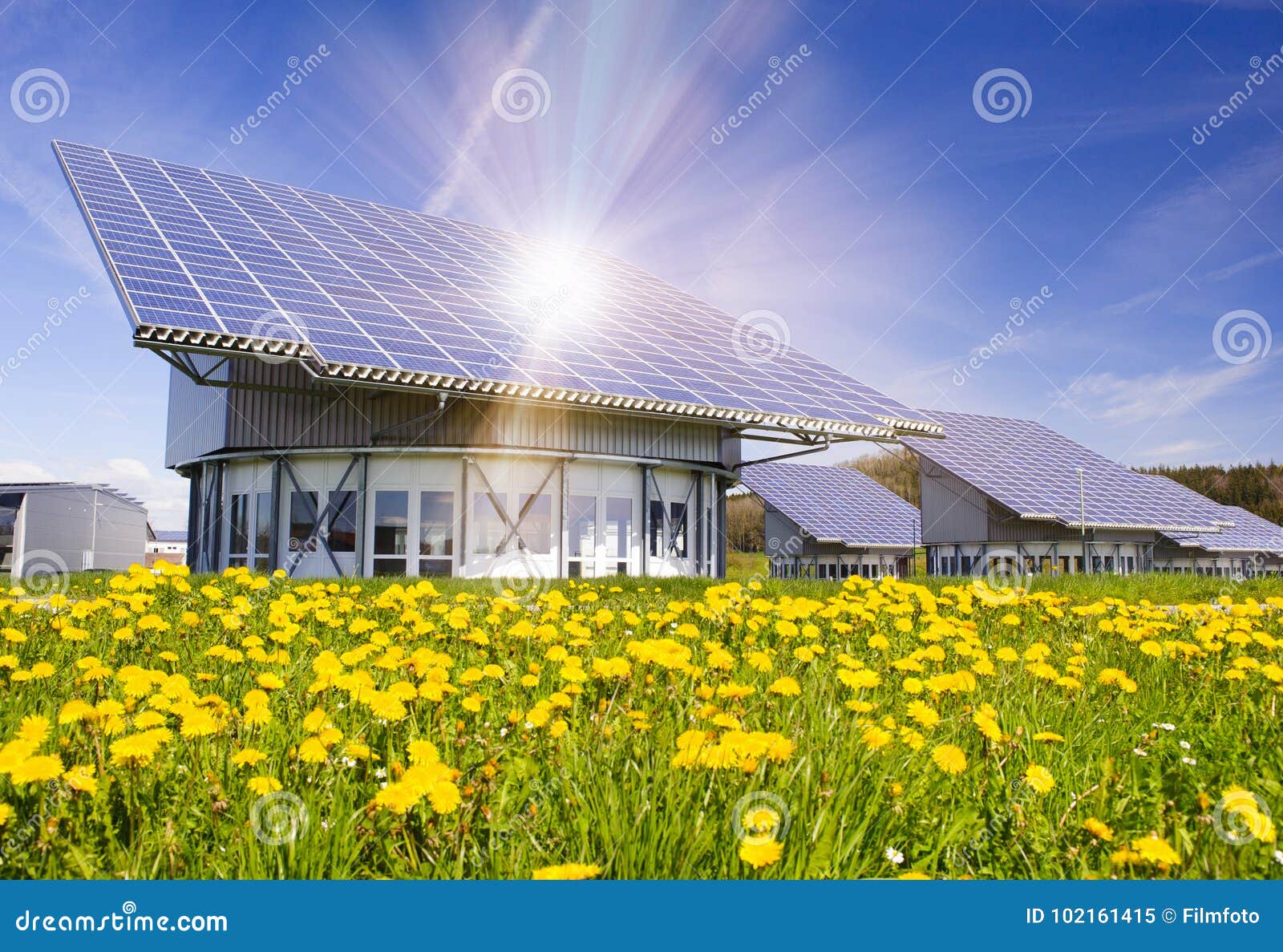 Solar Power Panel On Roof In Germany Stock Image Image of photovoltaic, resources 102161415