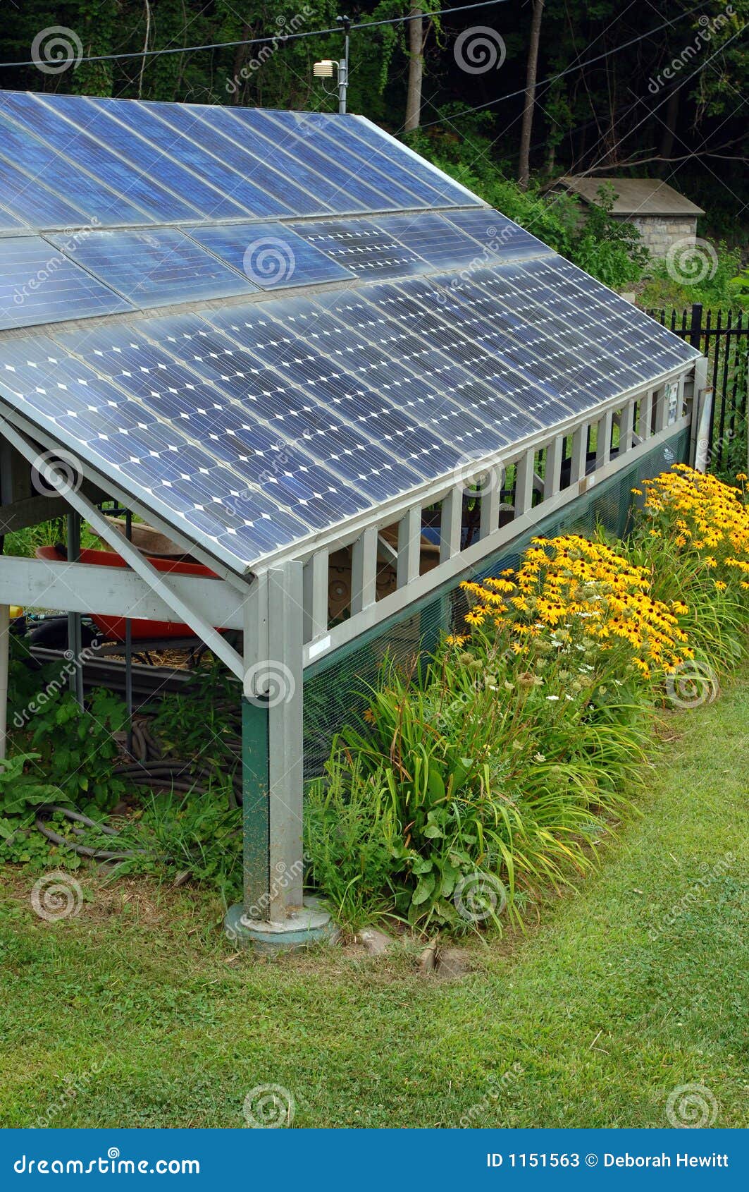 Solar Power Shed Stock Photos - Image: 1151563