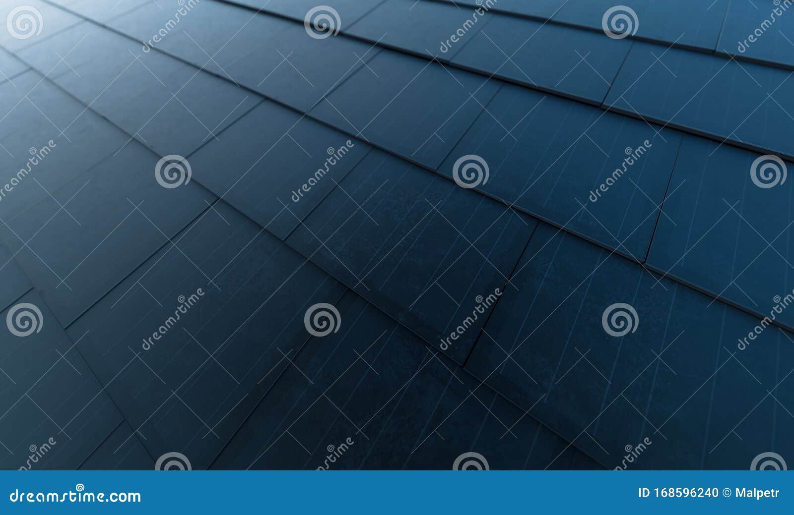 solar roof concept. building-integrated photovoltaics system consisting of modern monocrystal black solar roof tiles.