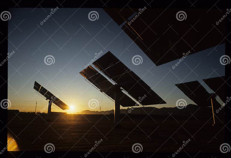 Solar 2 Southern California Edison Solar Power Plant Stock Image