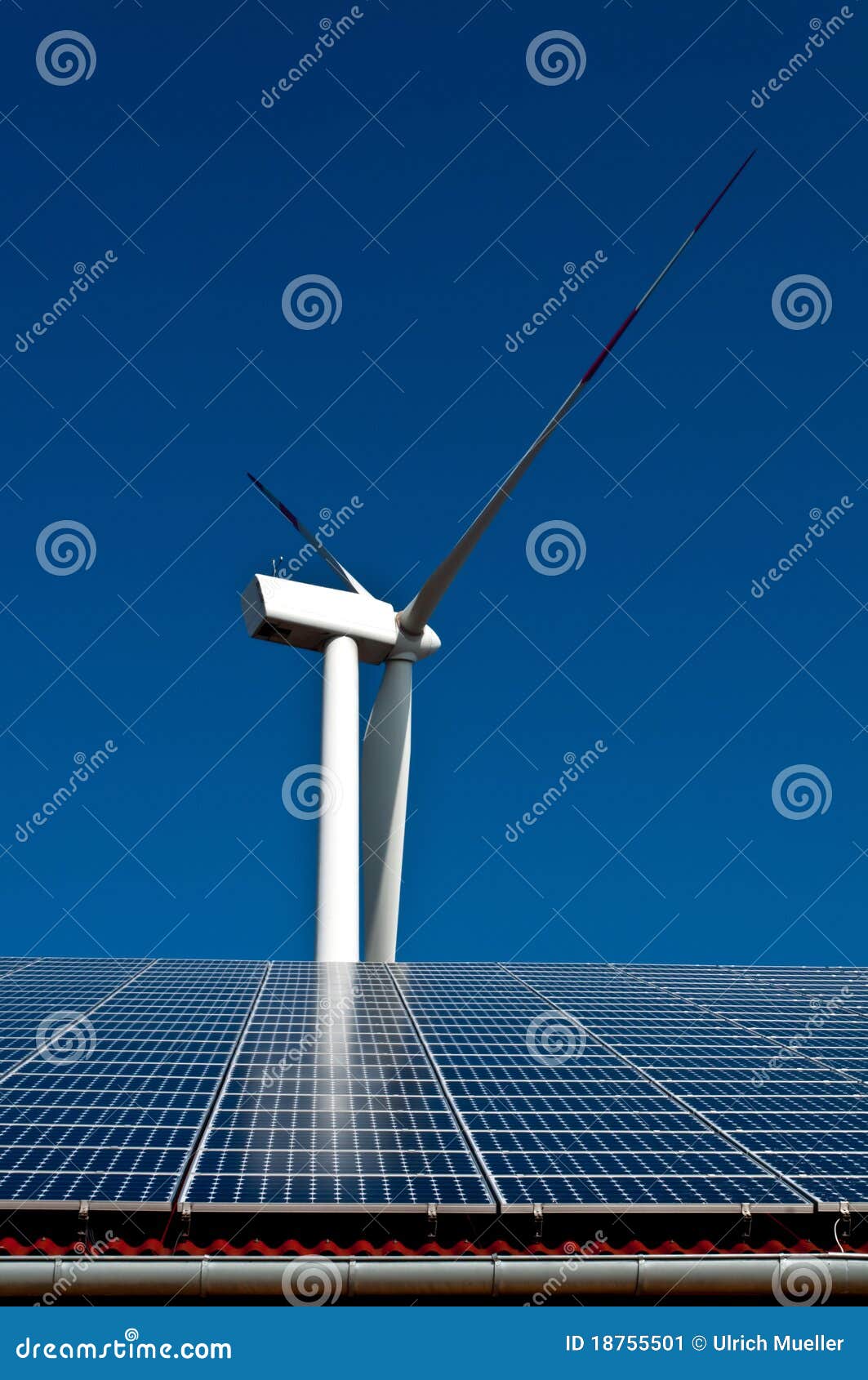 Solar and wind energy stock image. Image of battery, panoramic 18755501