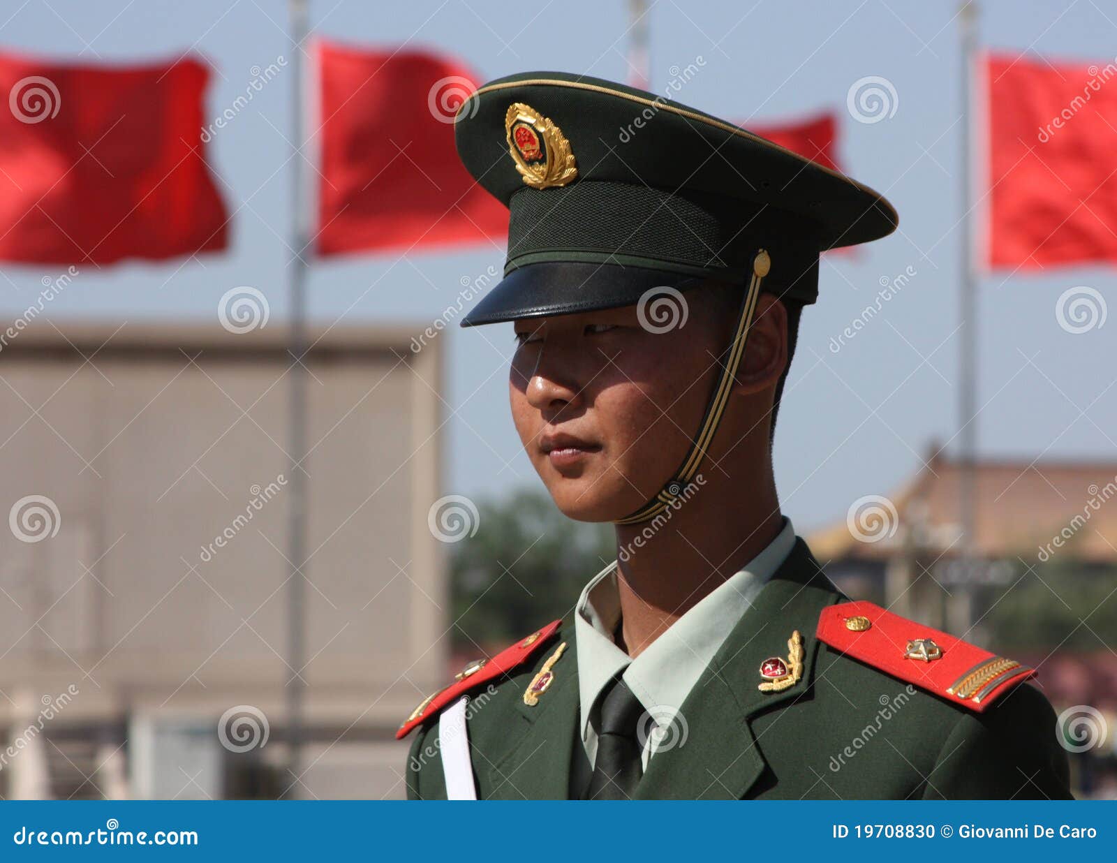 Soldado chino imagen editorial. Imagen de cara, ejército 19708830