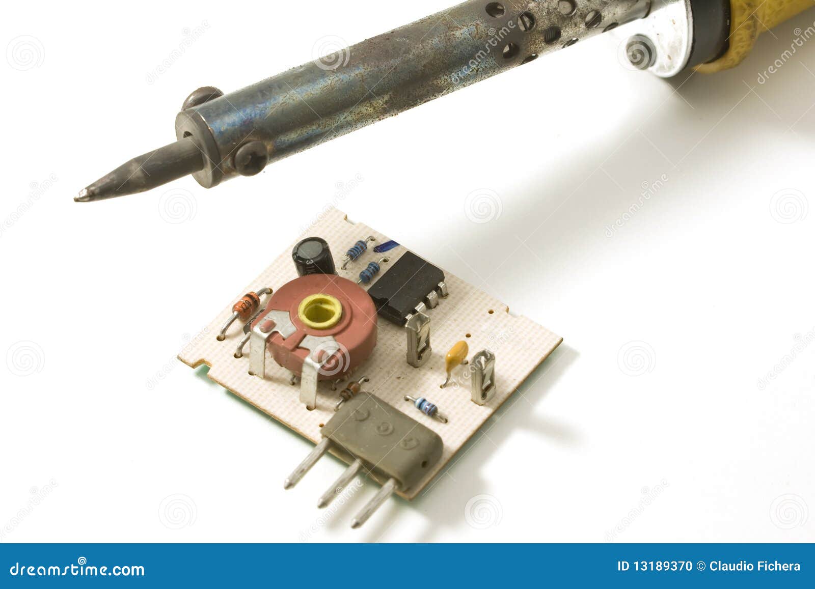 Soldering and Electronic Board Stock Photo Image of circuit