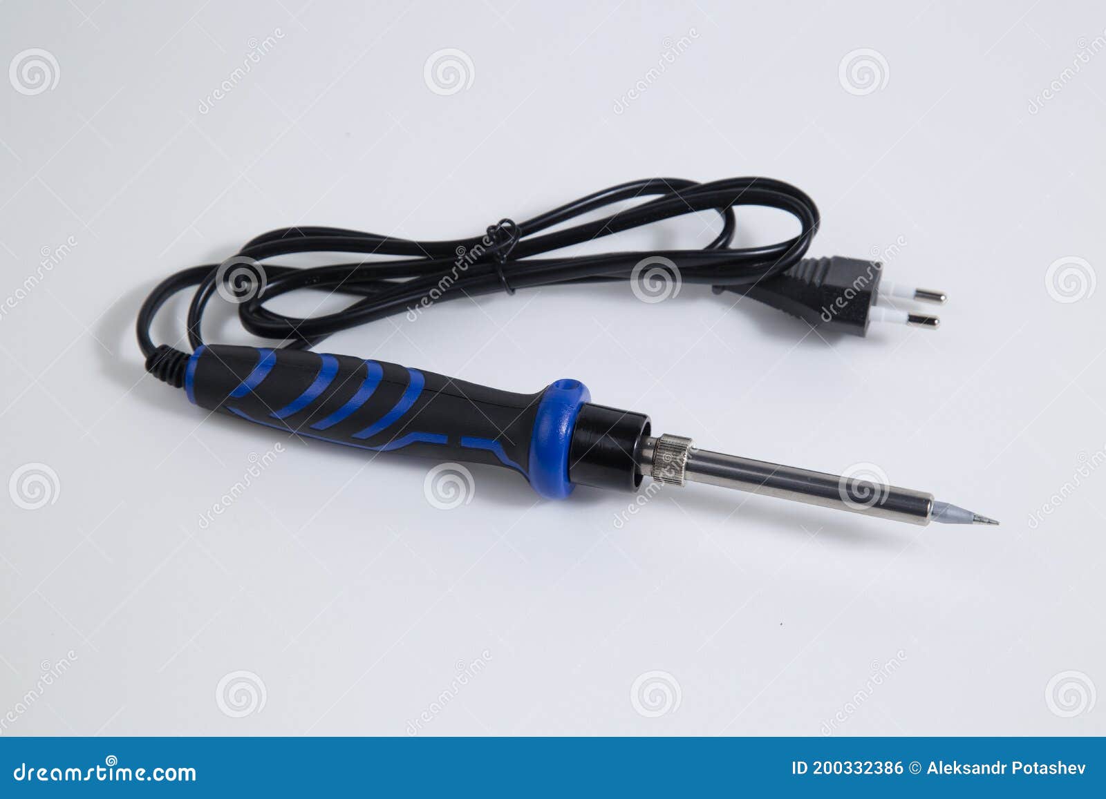 Soldering Iron for Electronic Boards. a Tool for Repairing Electronic