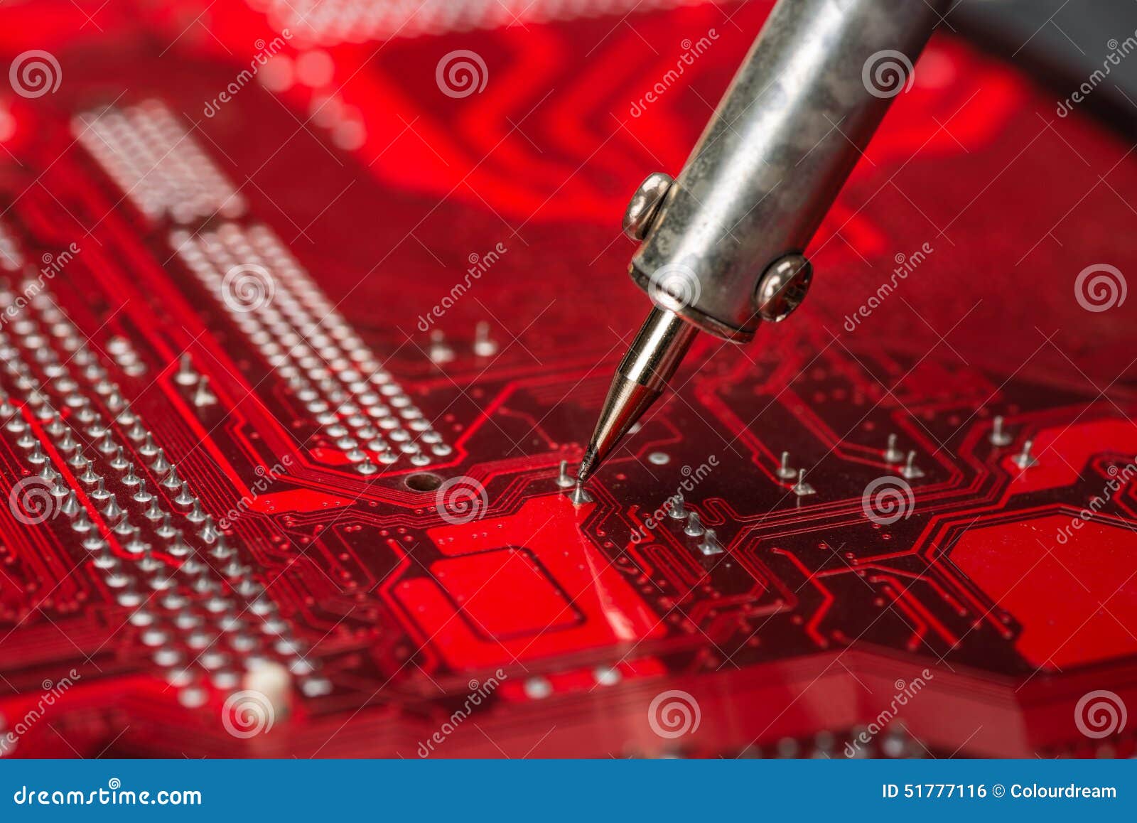 Soldering iron stock photo. Image of concept, electronics 51777116