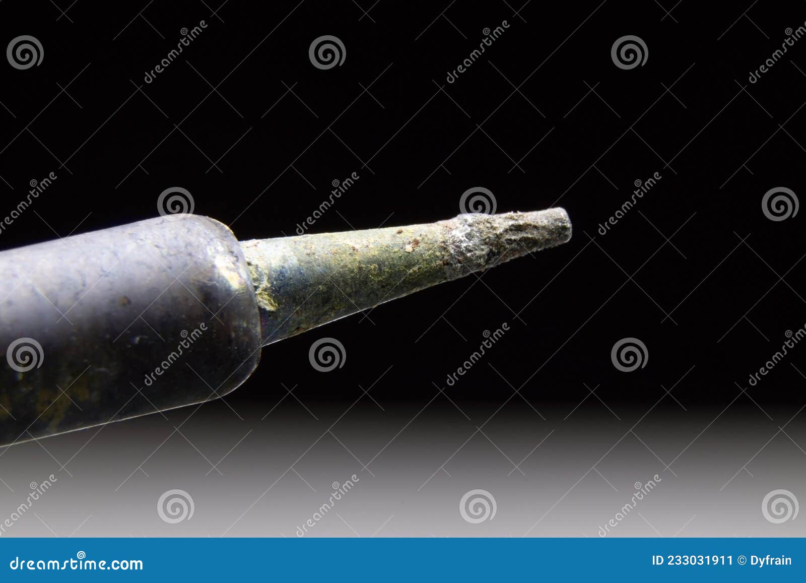 Soldering Iron Tip.Old Soldering Iron Stock Image Image of fumes
