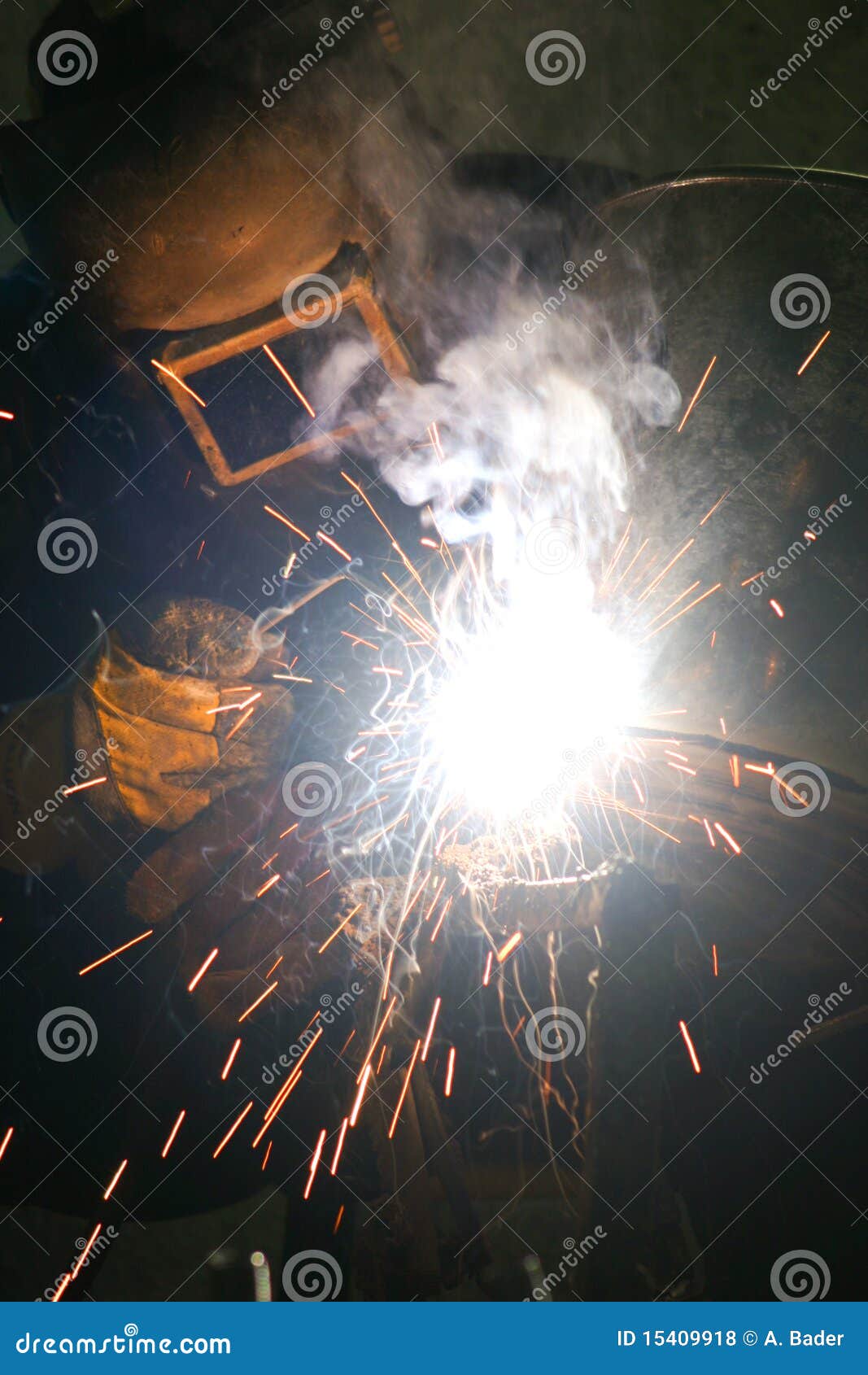 Soldering Worker stock photo. Image of protection, care 15409918