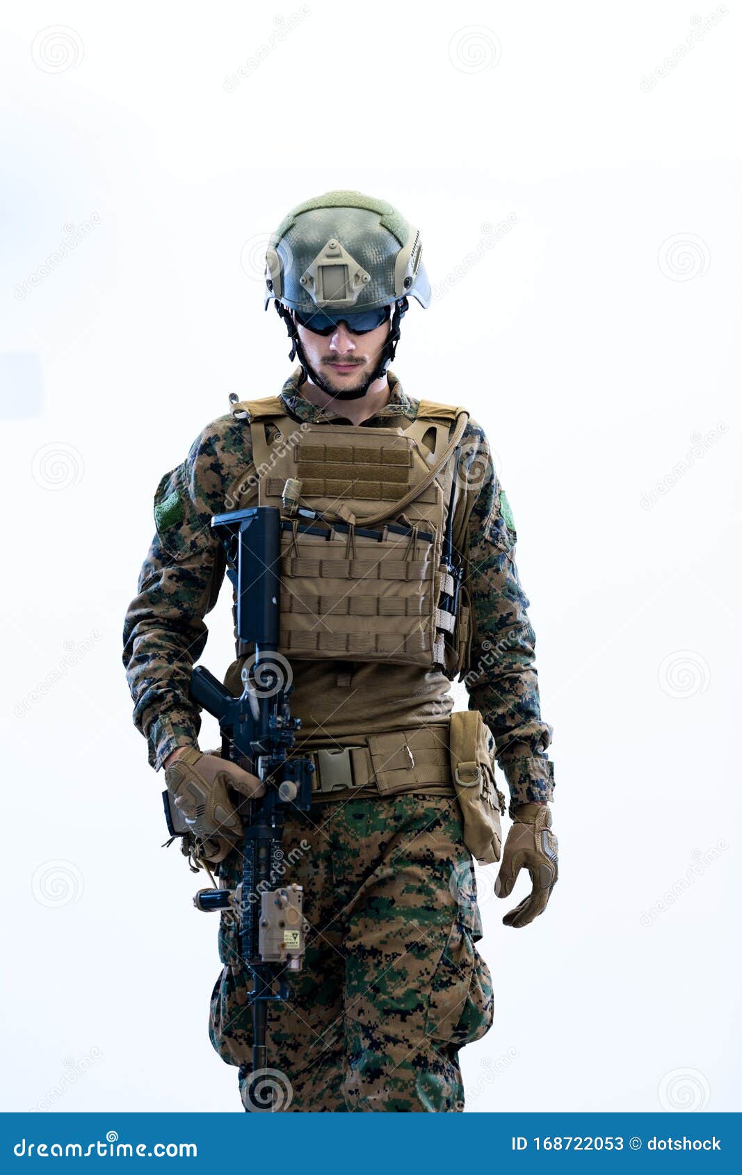 Soldier stock image. Image of danger, armed, fight, clothes