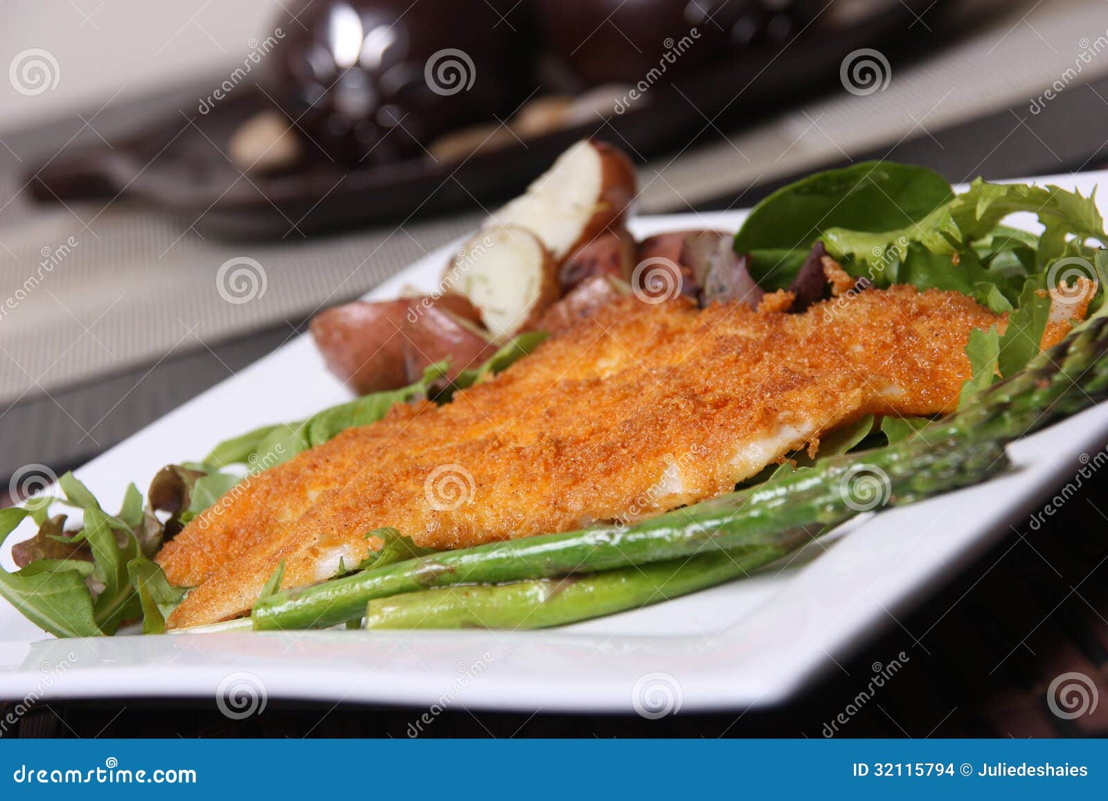 Sole fish fillet stock photo. Image of fritter, mesclun 32115794