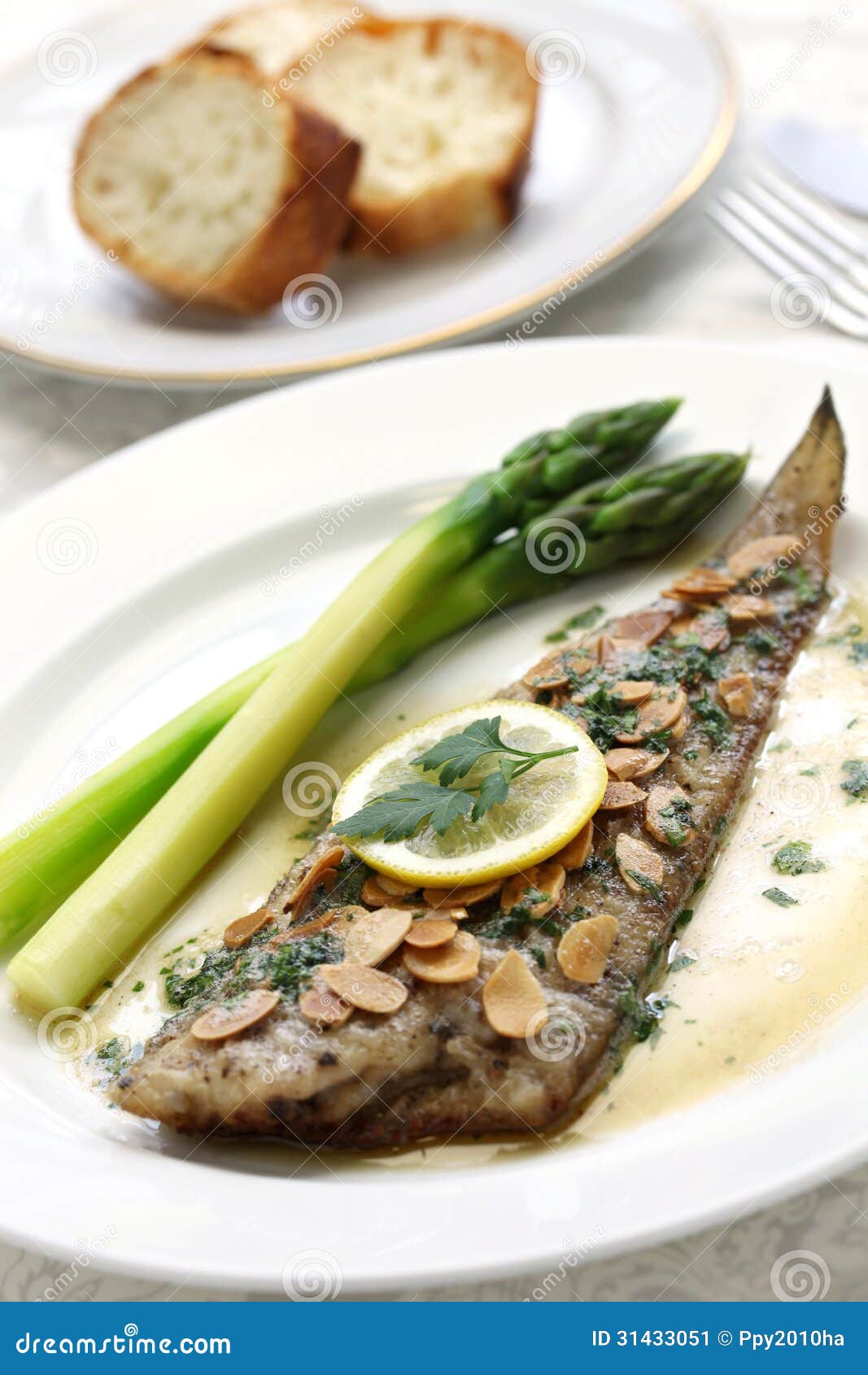 Sole meuniere stock image. Image of food, white, lunch 31433051