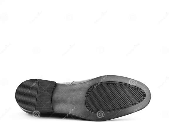Sole for Shoes, Bottom View. Shoe Sole Close-up Isolated on White ...