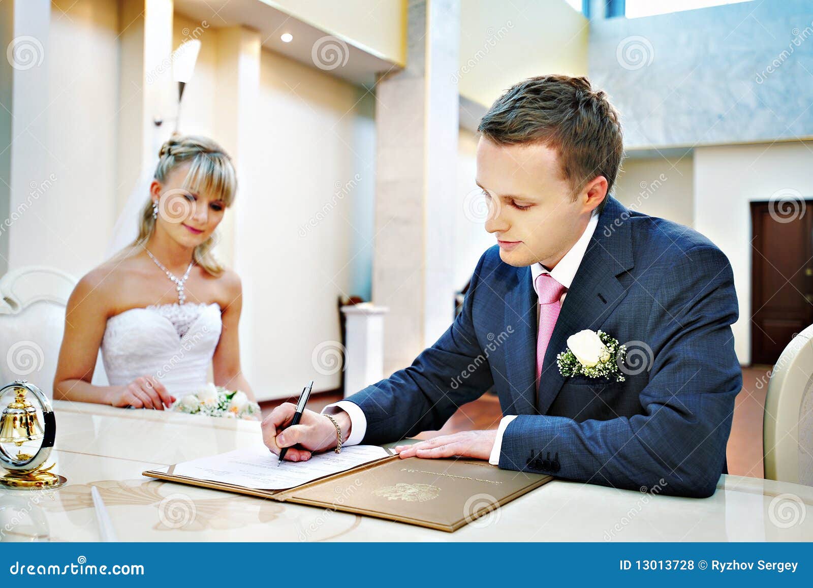 solemn registration of marriage in wedding palace