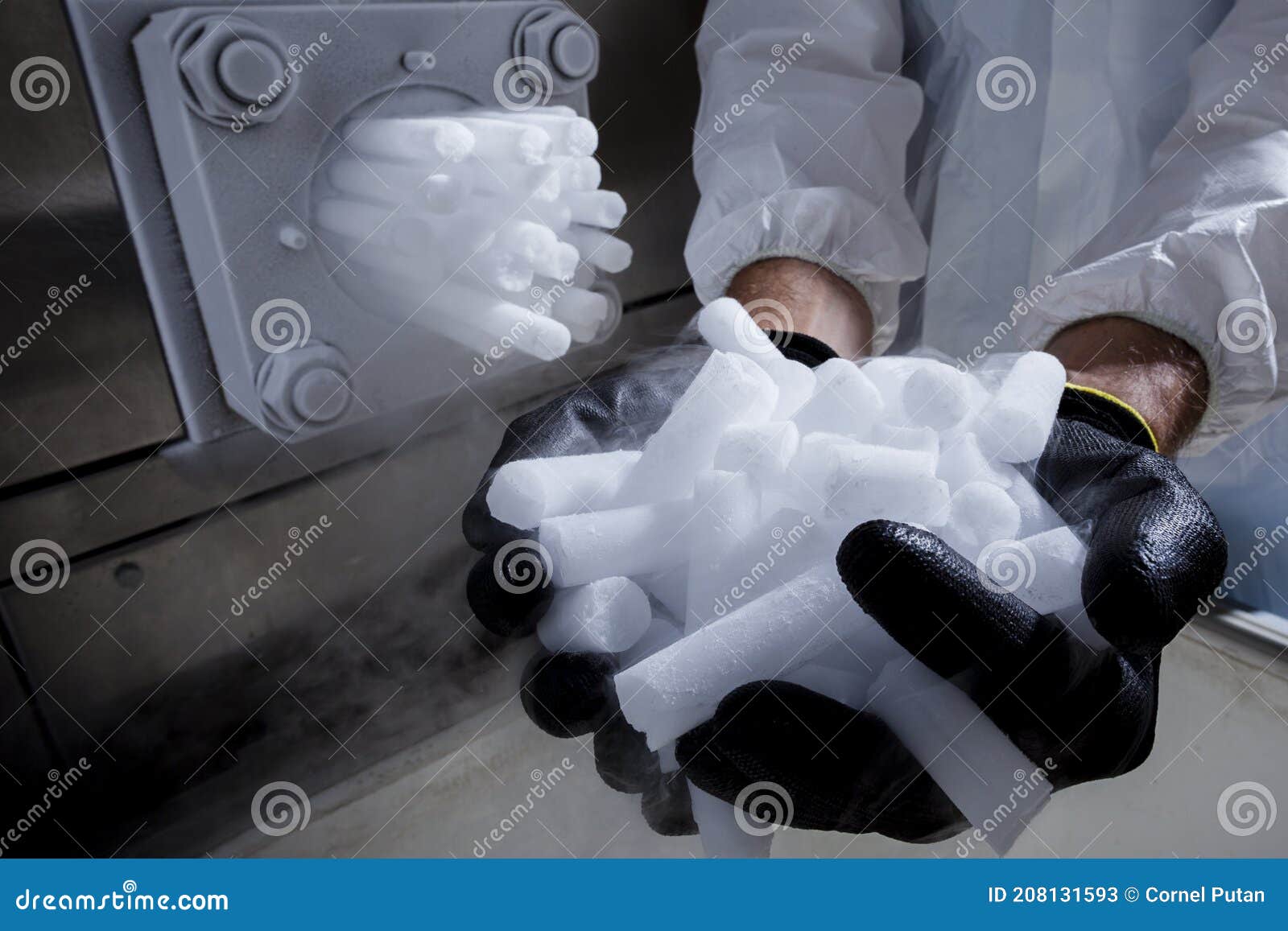 Dry ice production machine stock image. Image of iunie 208131593