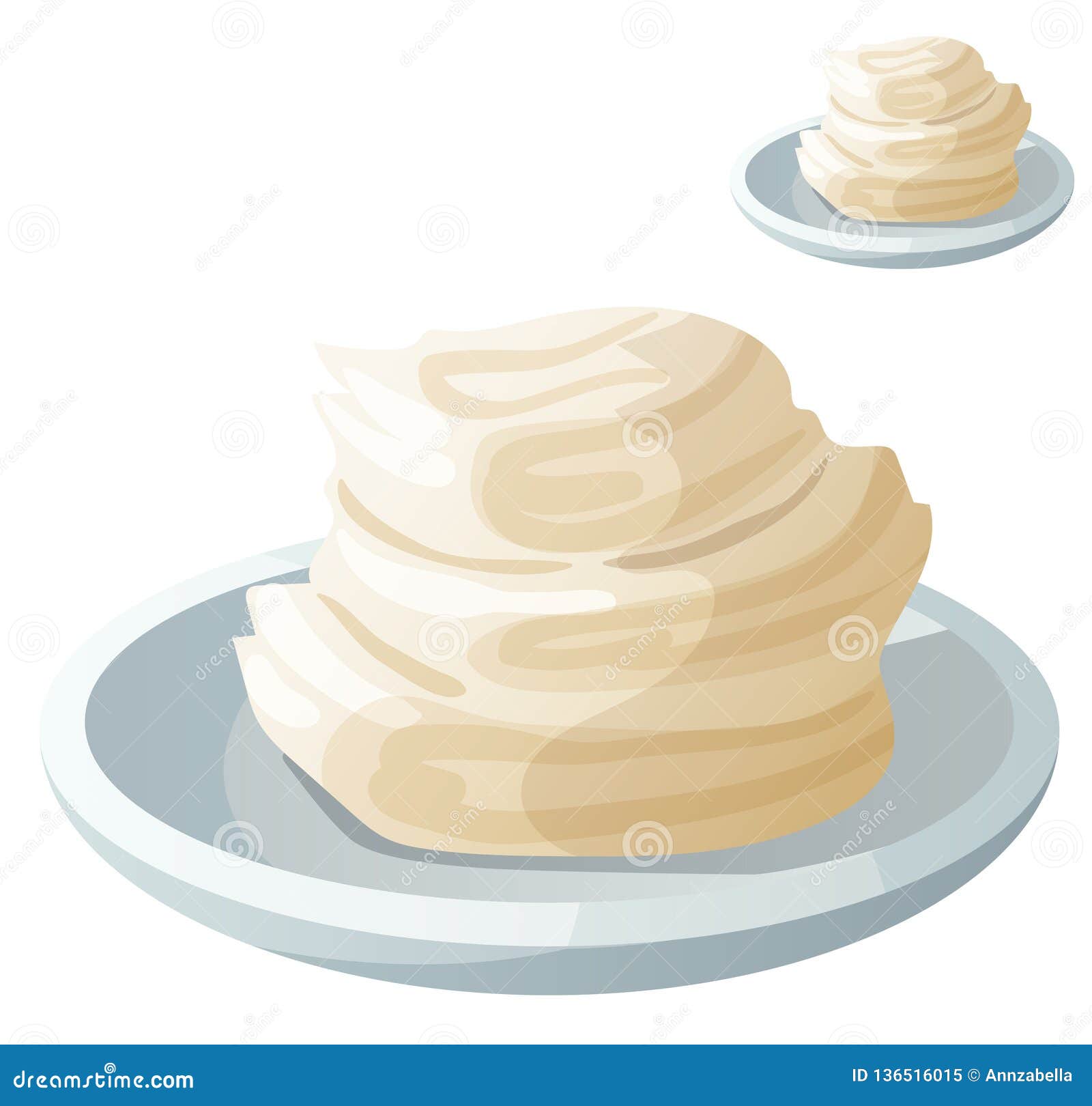 Solid Shortening. Detailed Vector Icon Isolated on White Background