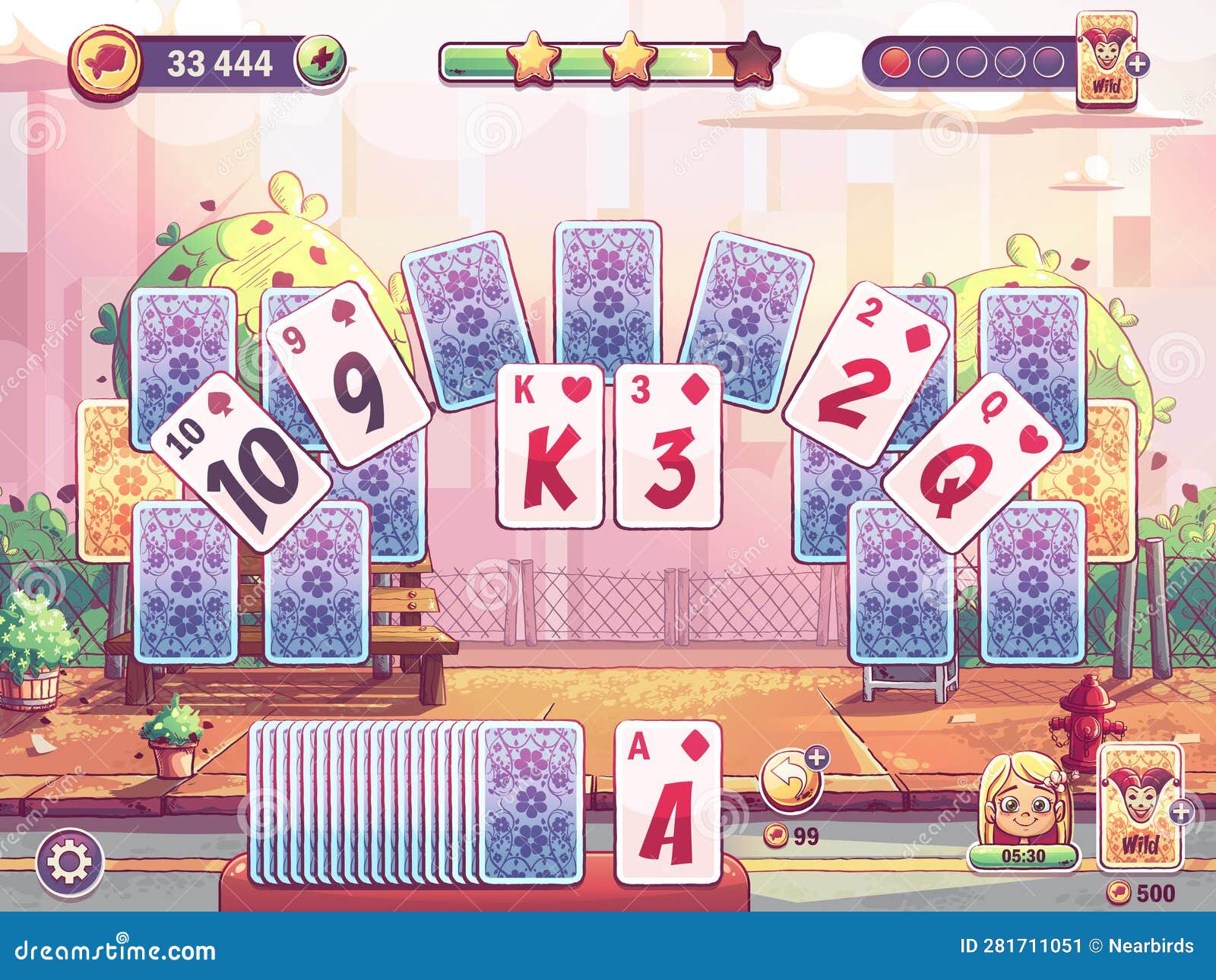An Illustrative Solitaire Game