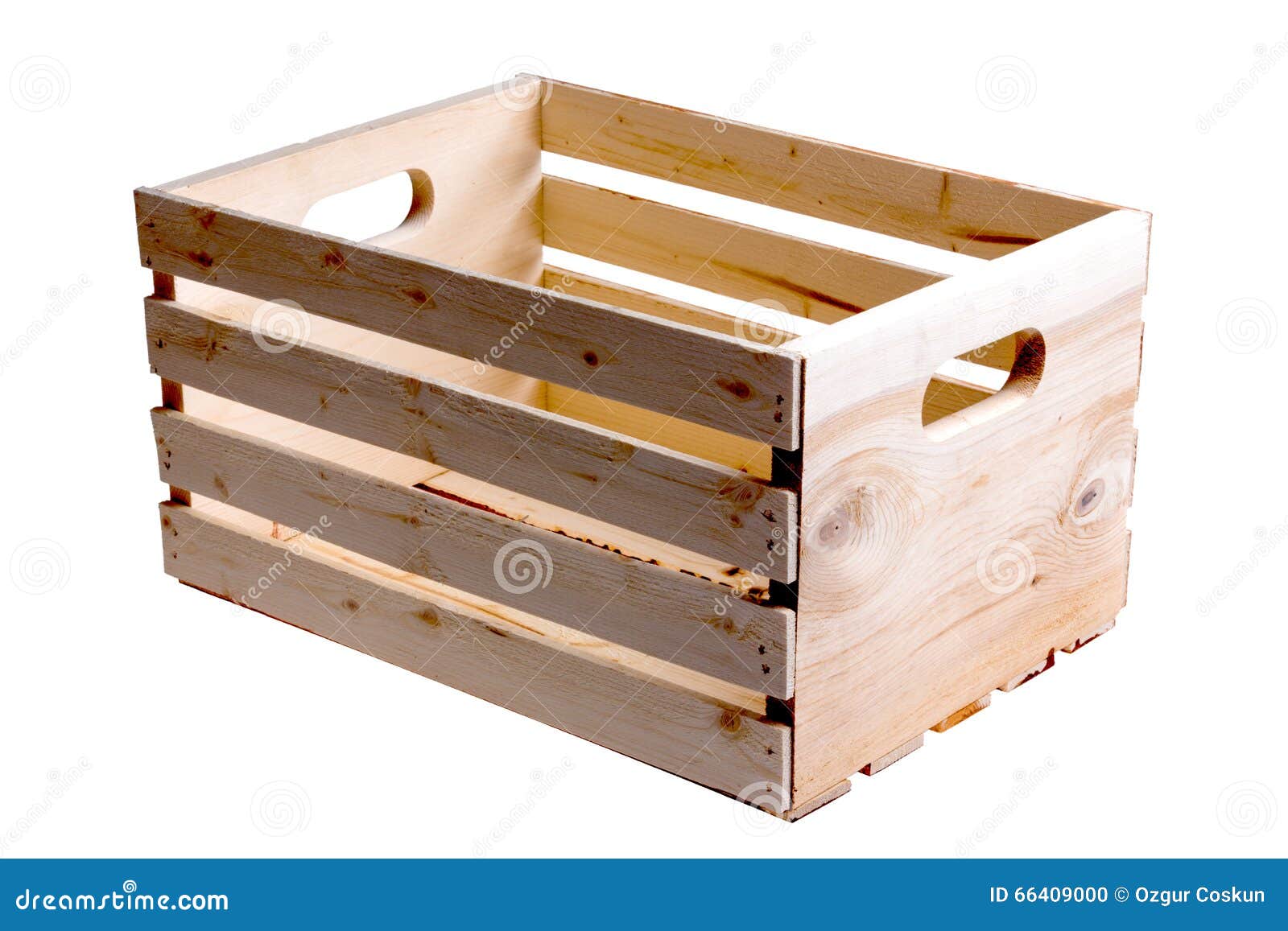 Solo Cajón De Madera De La Fruta Foto de archivo Imagen de