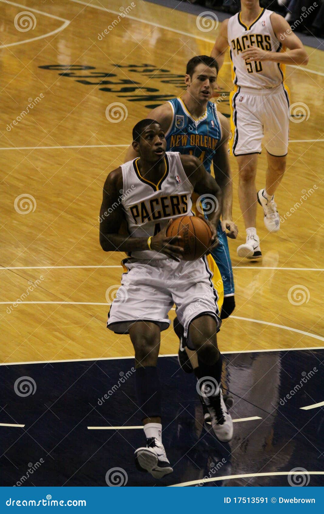 Solomon Jones Indiana Pacers Attempting a Dunk Editorial Photo Image