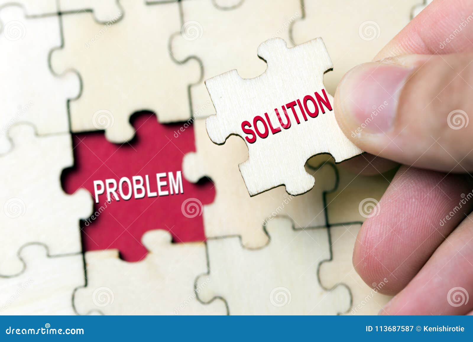 solution to problem concept