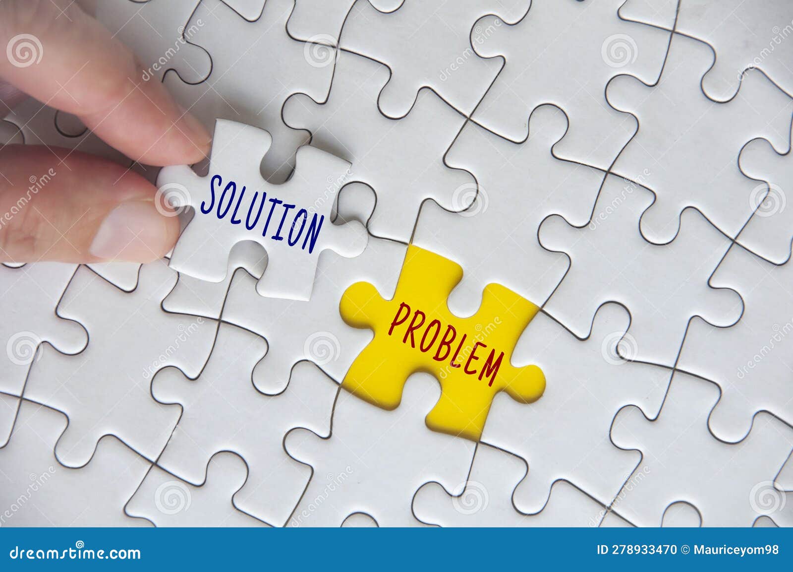 Solution To a Problem Text on Missing Jigsaw Puzzle. Problem Solving