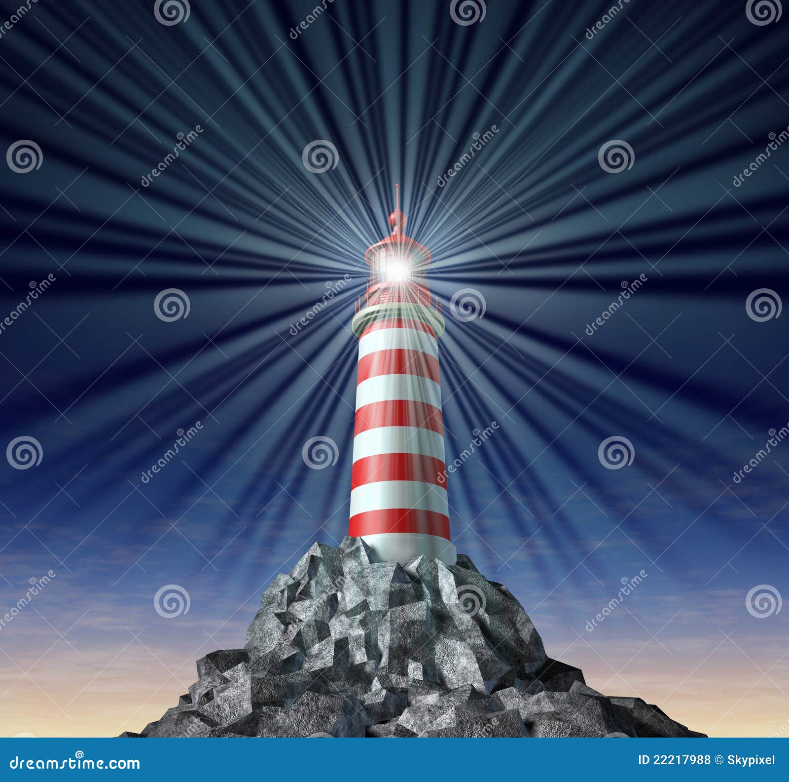 solutions with a beaming lighthouse 