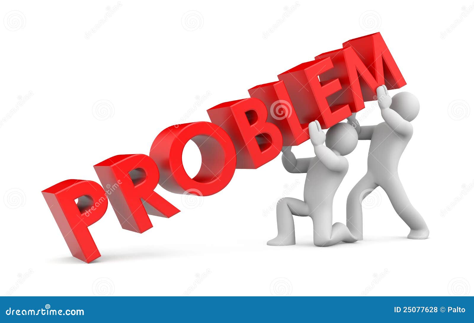 problem solving stock image