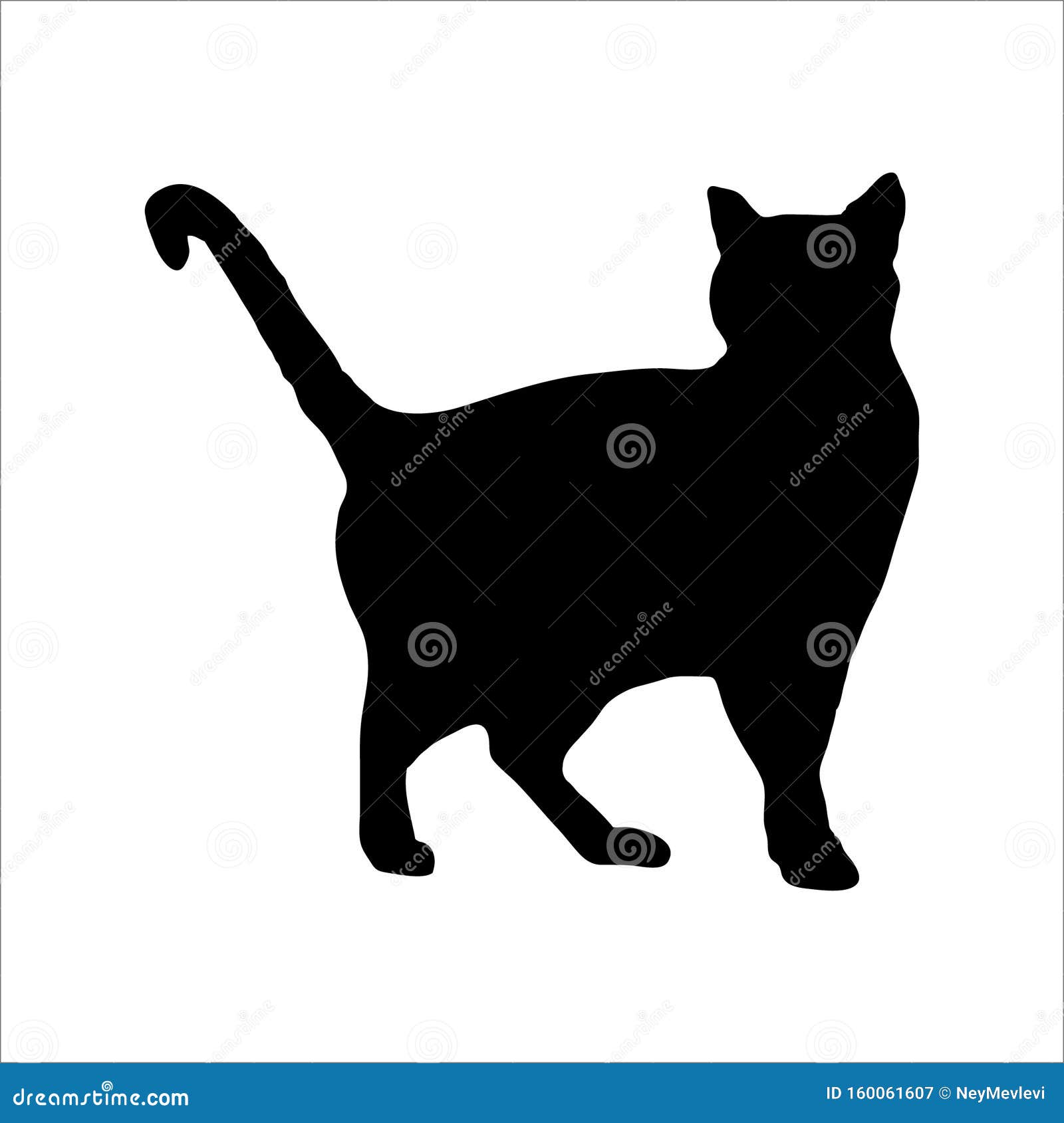 Jogo Da Sombra Com Gato Preto Ilustração do Vetor - Ilustração de