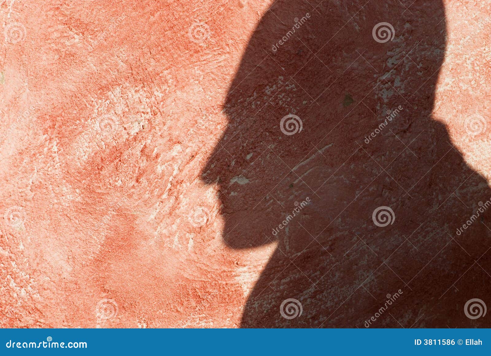 Sombra en la pared foto de archivo. Imagen de hombre, pared 3811586