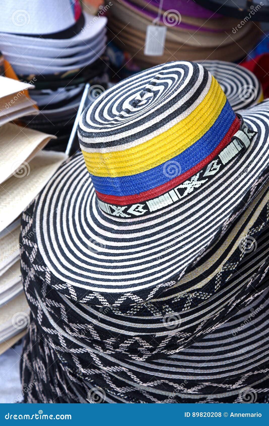 Sombrero colombiano foto de archivo. Imagen de visita - 89820208