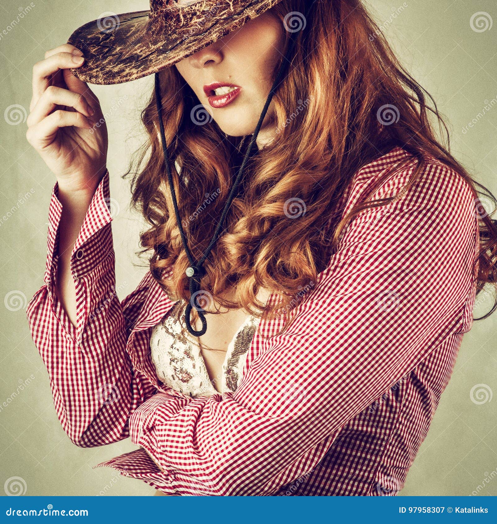 SSLA Sombrero de Cowboy para Mujer 
