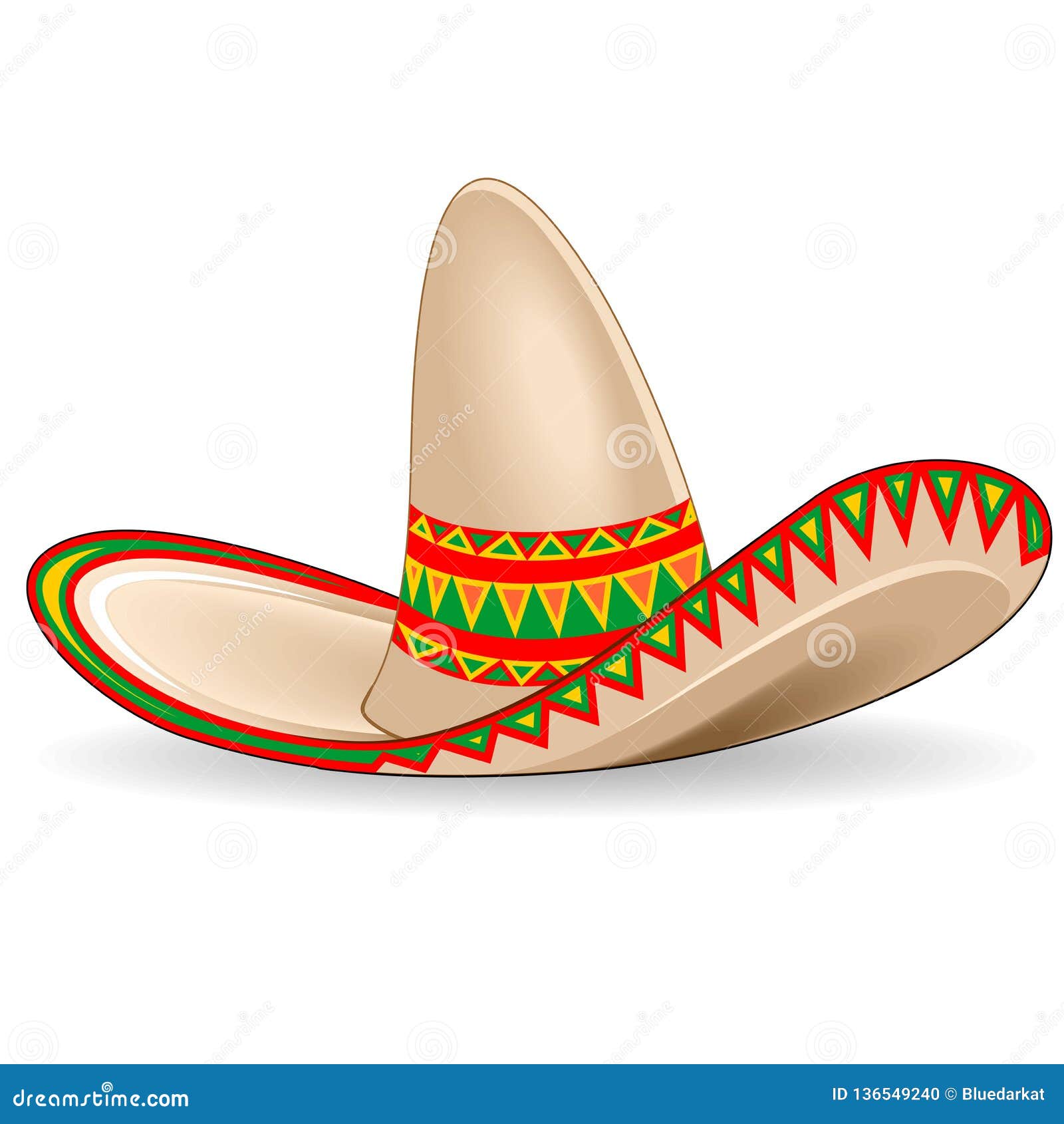 Сомбреро шляпа Мексика вектор