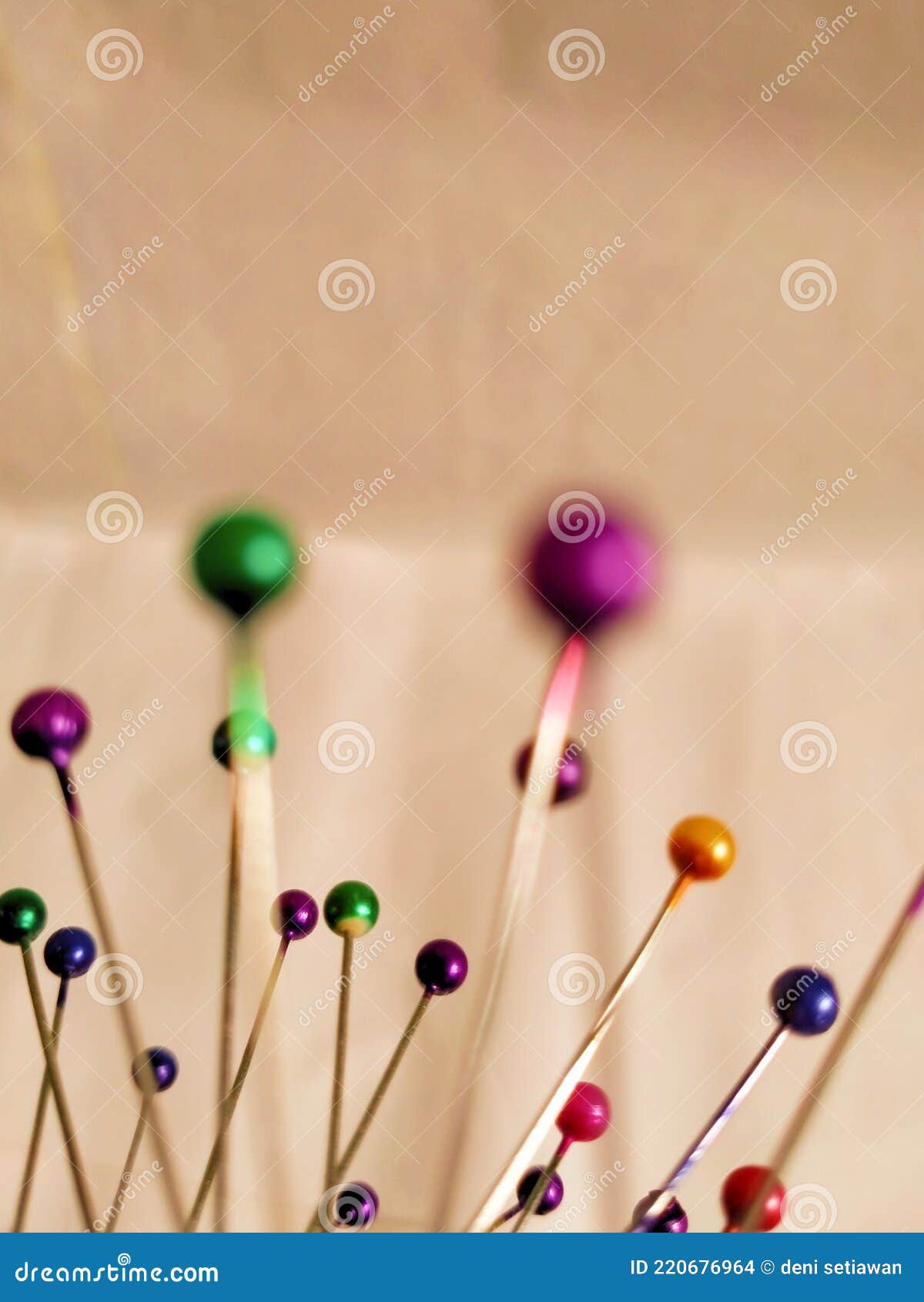 Some of blurry needle stock photo. Image of hand, flower - 220676964