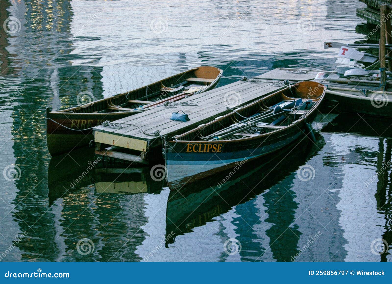 Some Boston Canoes in the Sea Editorial Photography Image of travel