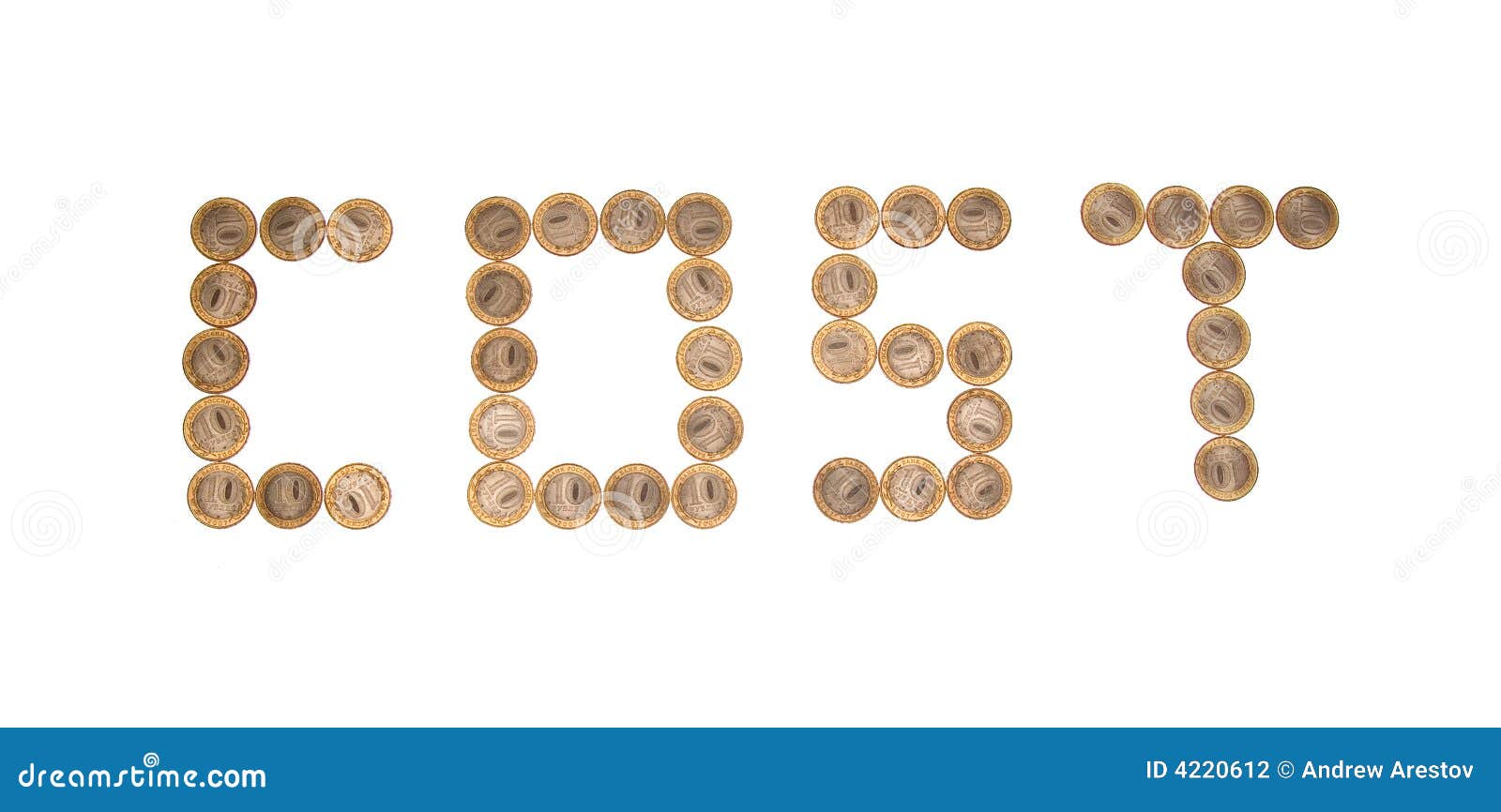 Some Coins As Word COST Stock Photo Image Of Bull Currency 4220612 some-coins-as-word-cost-stock-photo-image-of-bull-currency-4220612